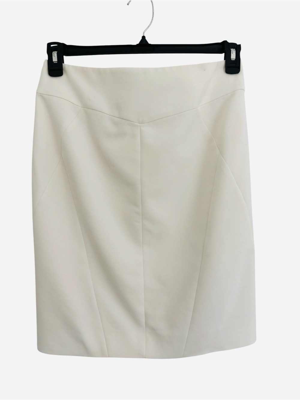 Classic Women's Cream Pencil Skirt